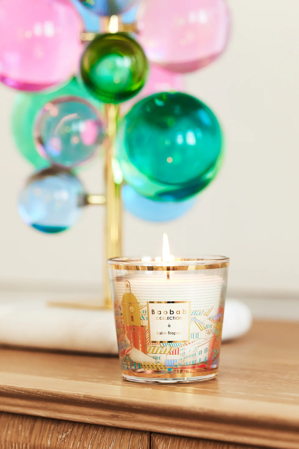 BAOBAB Свеча ароматическая Saint-Tropez из коллекции My First Baobab: мята, черная смородина, розмарин