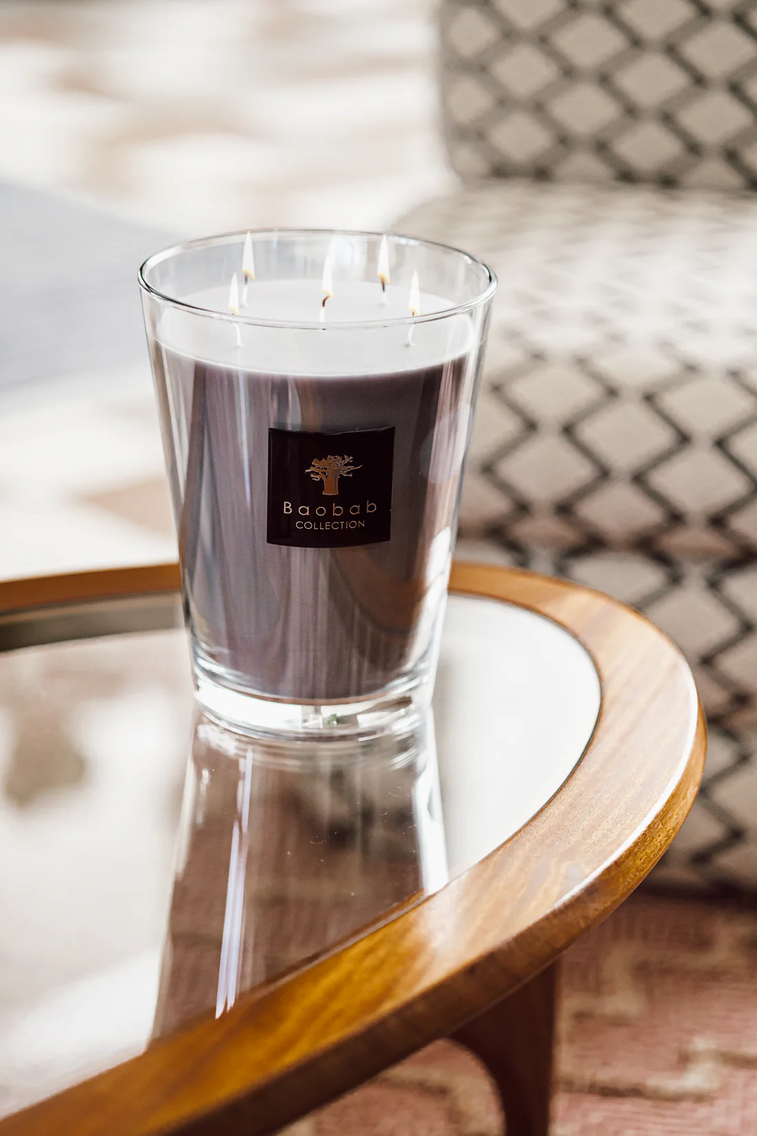 BAOBAB Свеча ароматическая White Rhino из коллекции All Seasons: cандал, ветивер