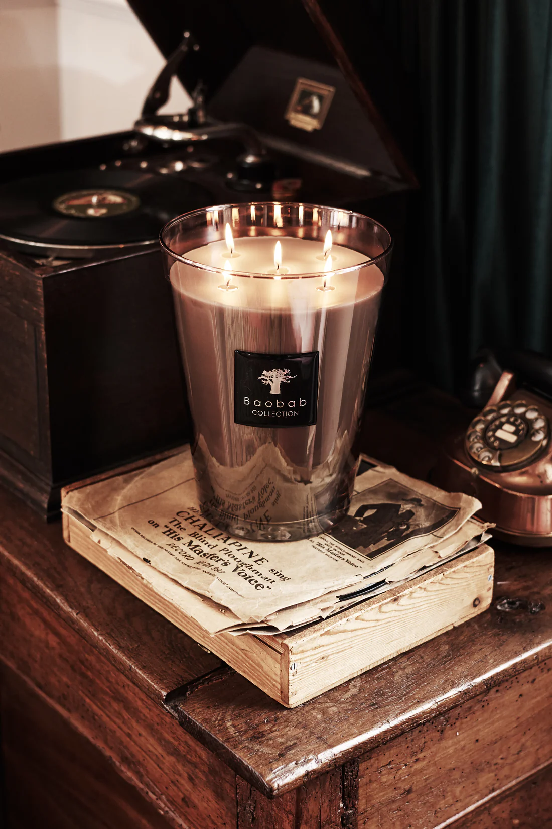 BAOBAB Свеча ароматическая Serengeti Plains из коллекции All Seasons: бергамот, роза