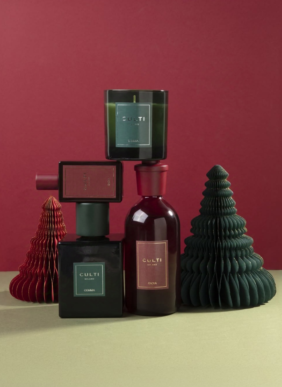 CULTI Milano Диффузор для интерьера из лимитированной коллекции GIOIA: горький апельсин, имбирный пряник, еловый лес