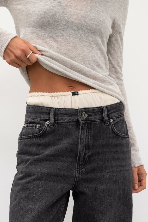 OTTOD'AME Шорты бельевого типа из атласной вискозы оттенка айвори