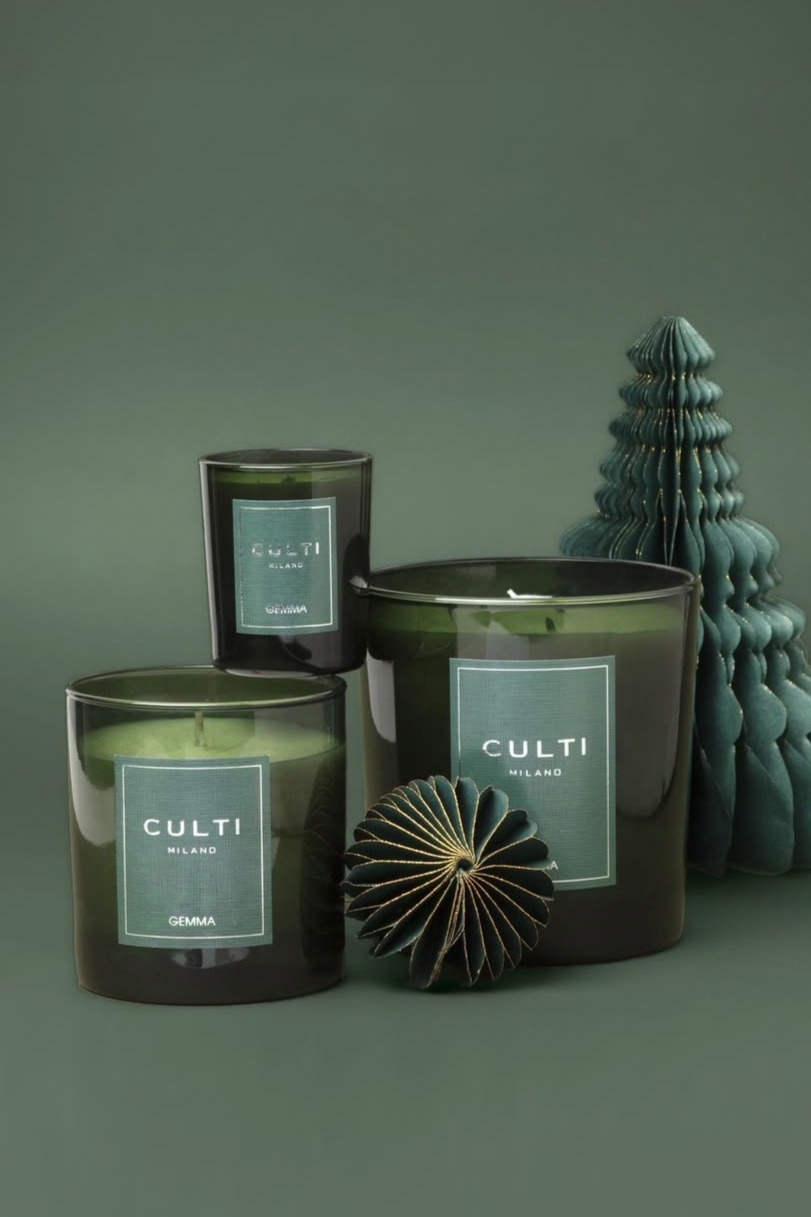 CULTI Milano Ароматическая свеча из лимитированной коллекции GEMMA