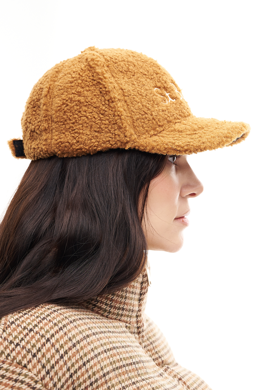 MC2 Saint Barth Бейсболка из фактурной овечьей шерсти ‘teddy’