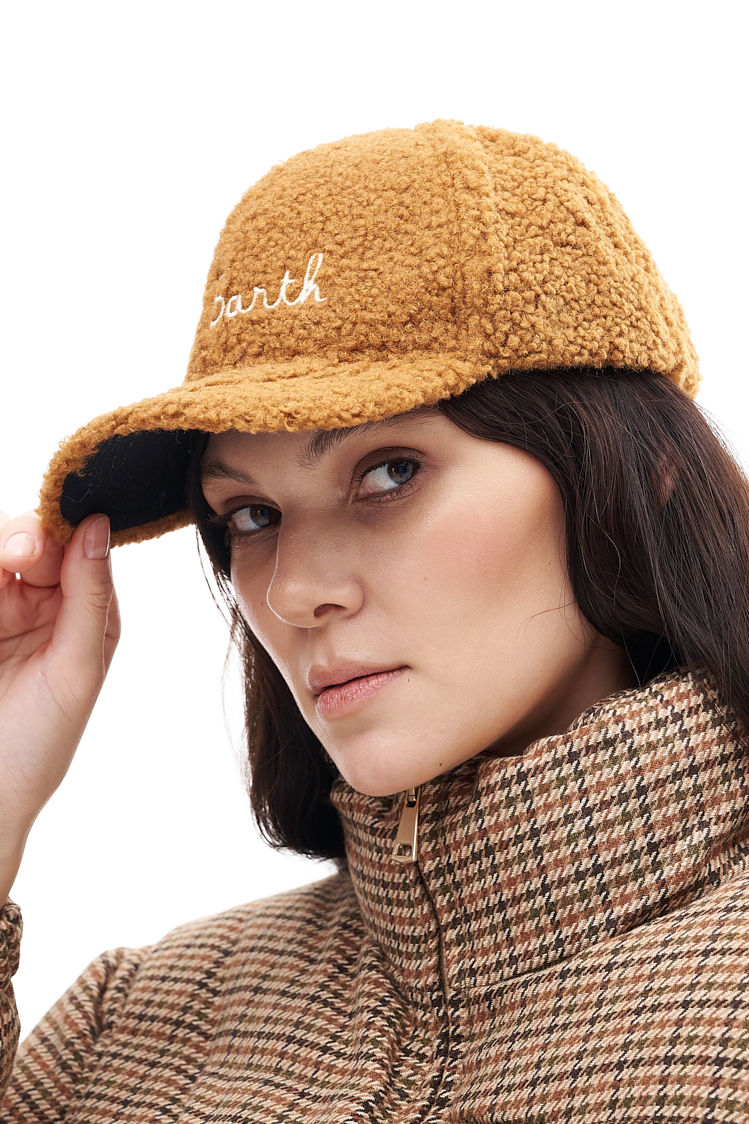 MC2 Saint Barth Бейсболка из фактурной овечьей шерсти ‘teddy’