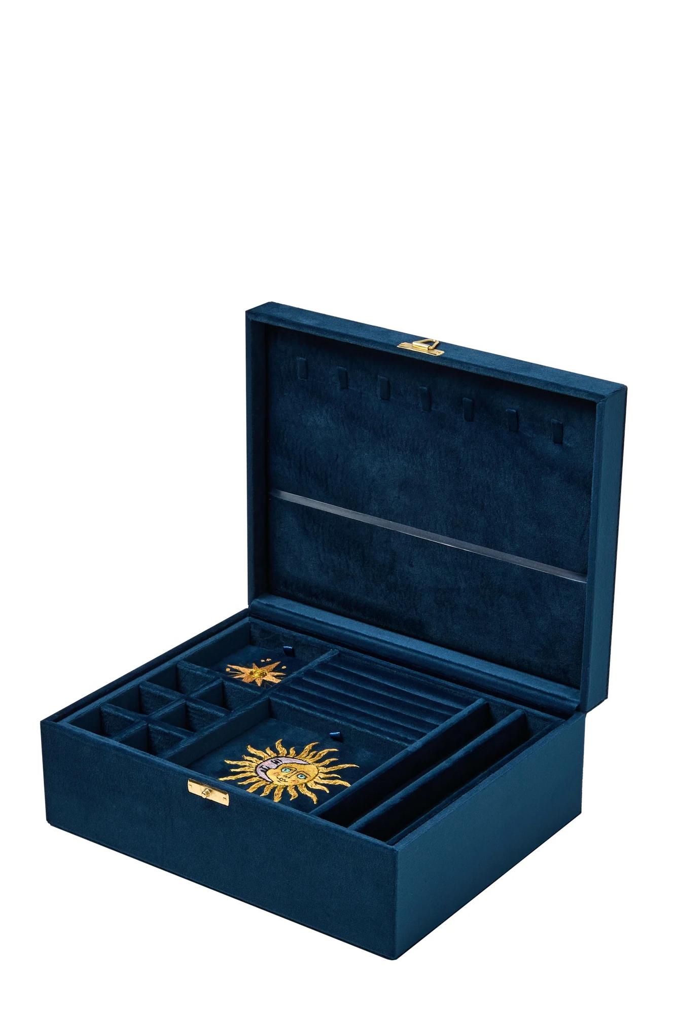 SITIS Шкатулка для украшений Navy, двухуровневая