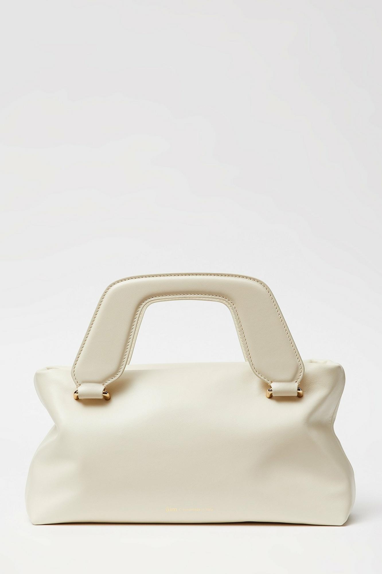 Āim Сумка ALICE из премиальной кожи наппа кремового оттенка
