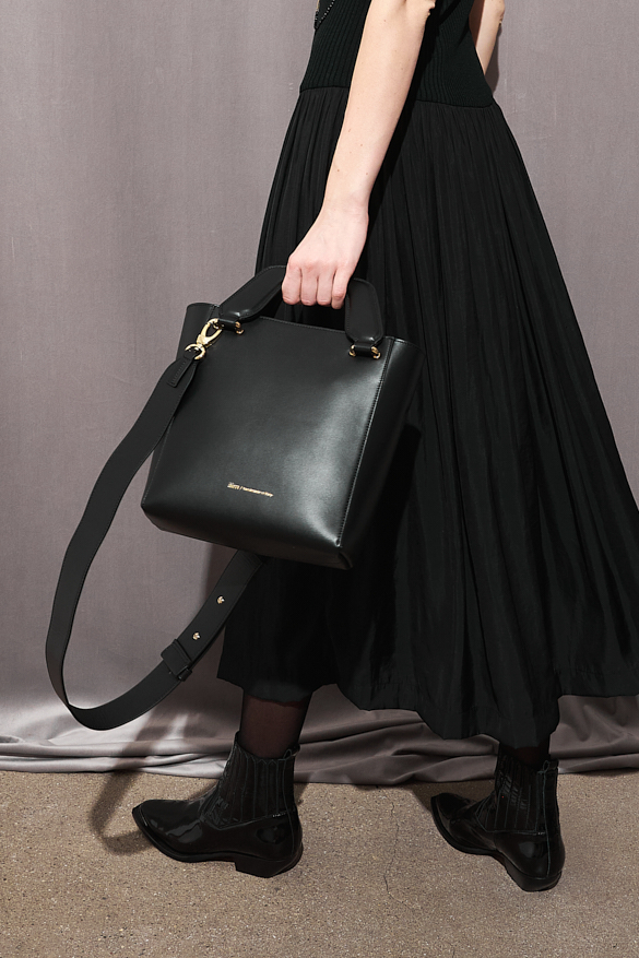 Āim Сумка SOPHIA mini из кожи черного цвета