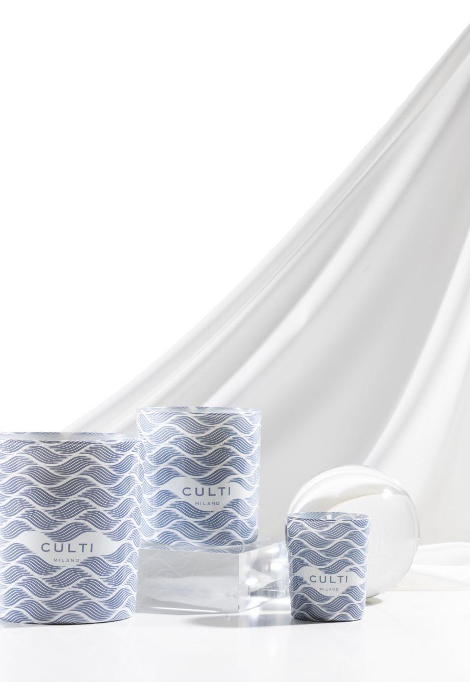 CULTI Milano Ароматическая свеча из лимитированной коллекции Onde di Tessuto