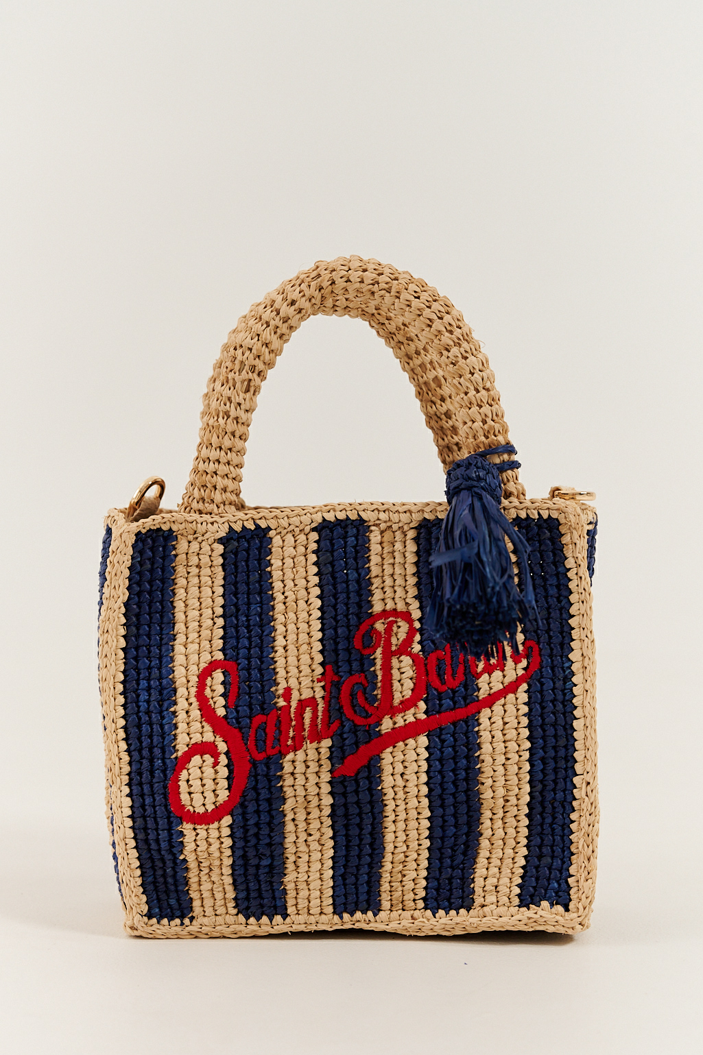 MC2 Saint Barth Сумка VANITY mini из плетеной рафии