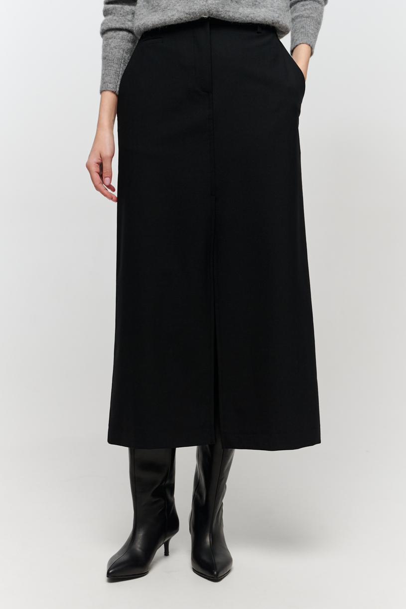 OTTOD'AME Юбка длины макси с передним разрезом