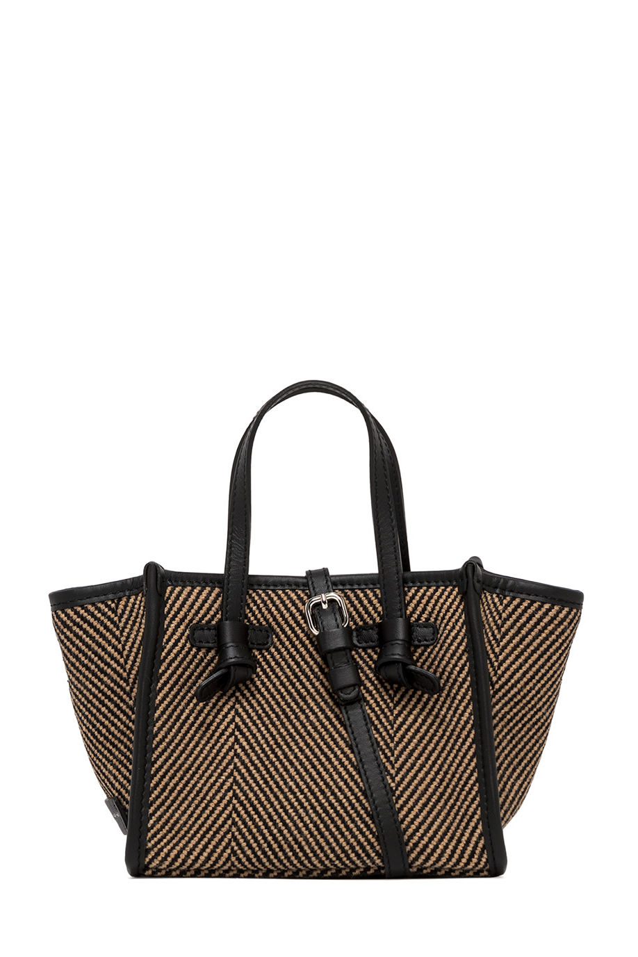 GIANNI CHIARINI Сумка Miss MARCELLA из твидовой шерсти с рисунком в елочку