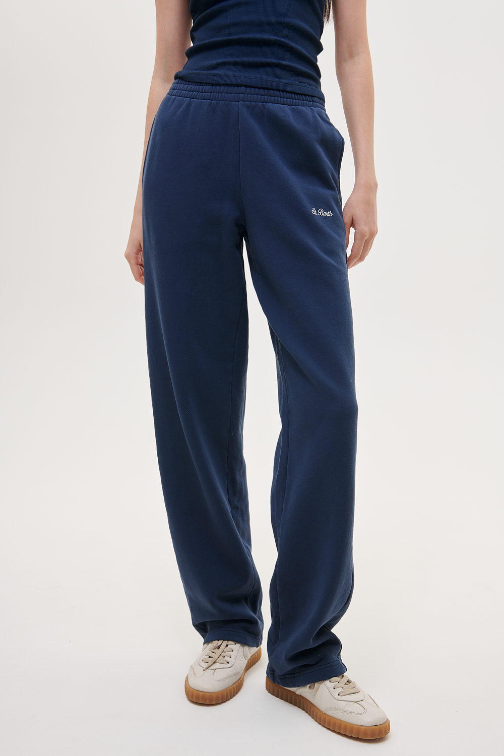 MC2 SAINT BARTH Брюки прямого кроя из футера