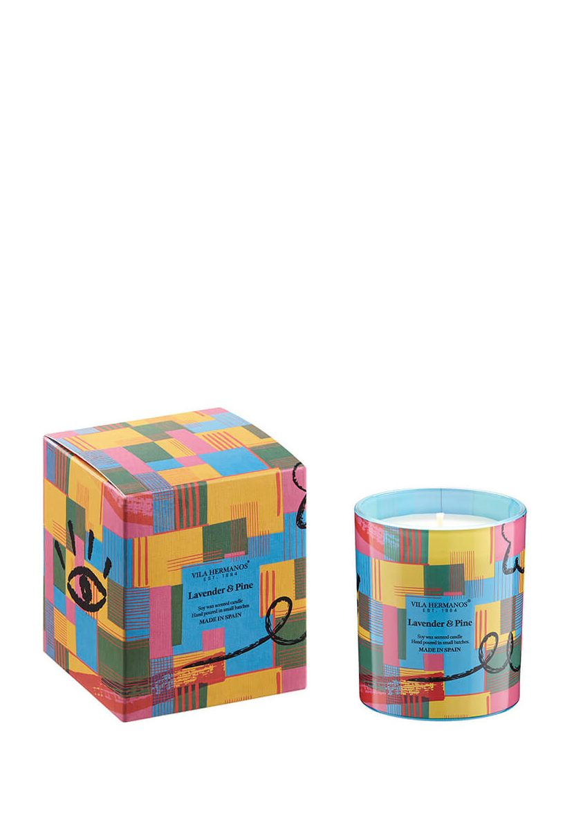VILA HERMANOS Свеча ароматическая из коллекции 70`s Lavander Pine