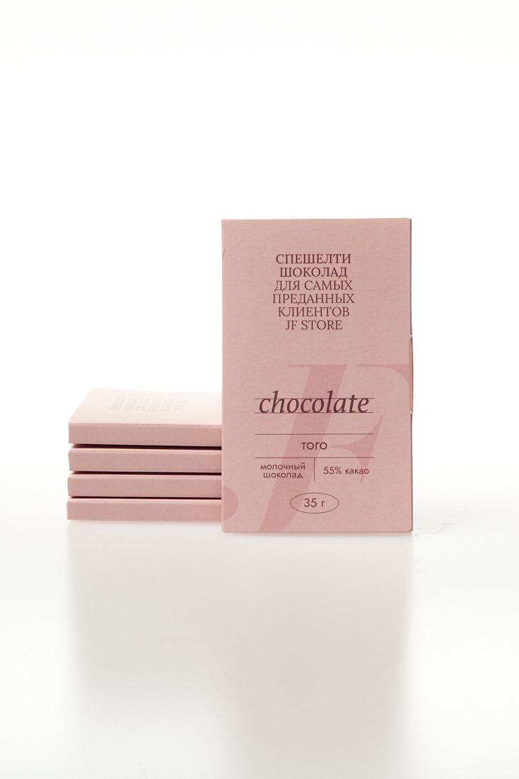 JF STORE Спешелти шоколад из лимитированного выпуска, сорт «Того»