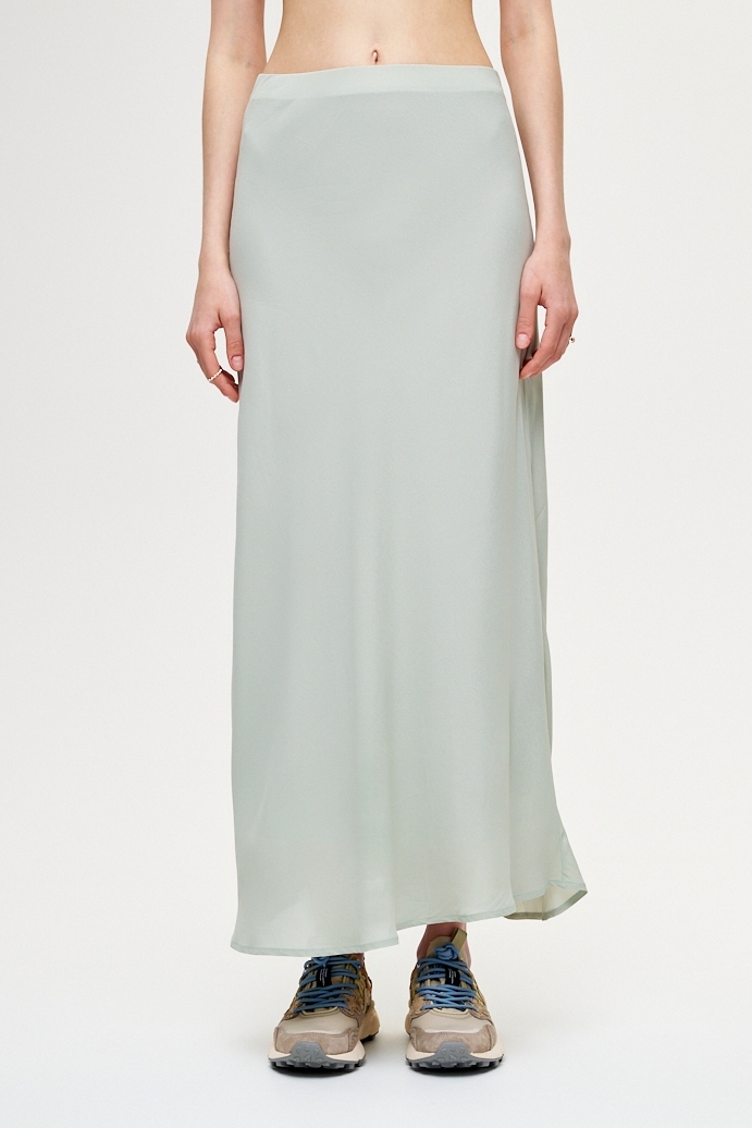 MEME ROAD Юбка бельевого типа из струящегося шифона на подкладе