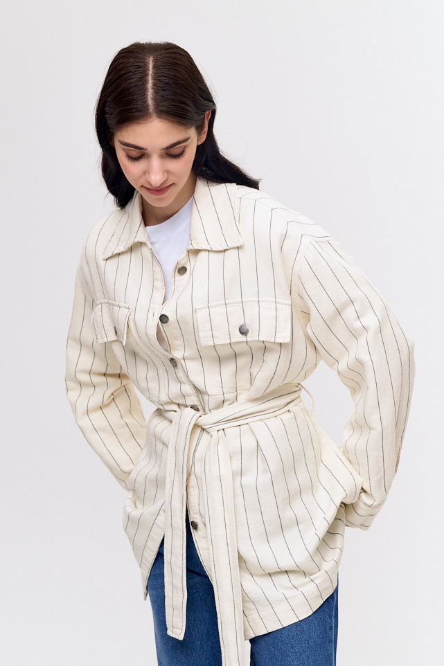 MEME ROAD Куртка из хлопка с накладными карманами