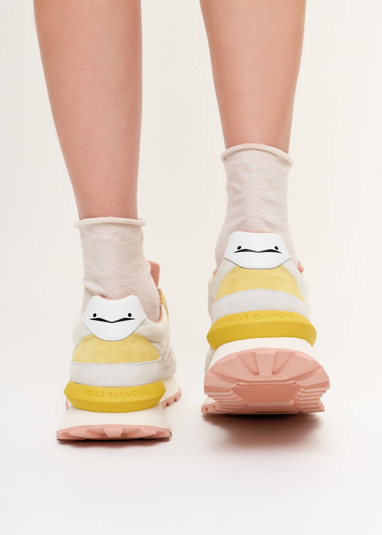 VOILE BLANCHE Кроссовки QUARK из комбинированной замши и парусного нейлона