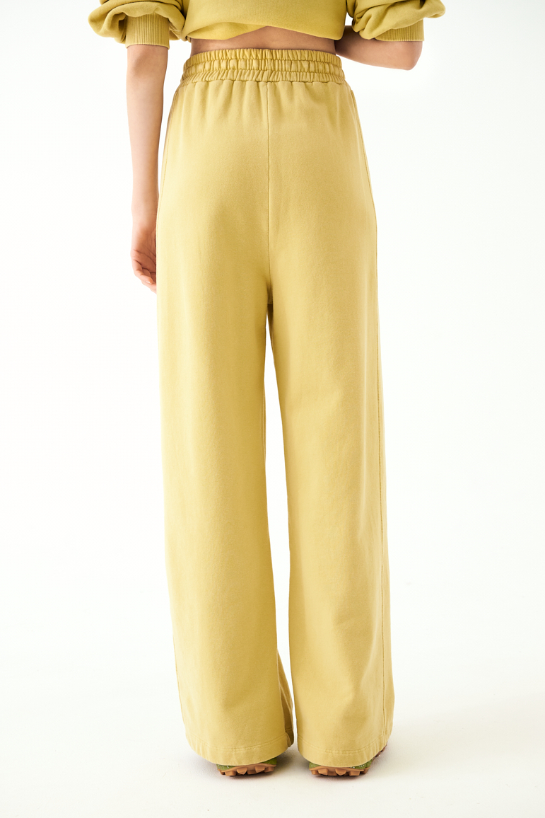 MEME ROAD Брюки широкого кроя из премиального велюрового футера