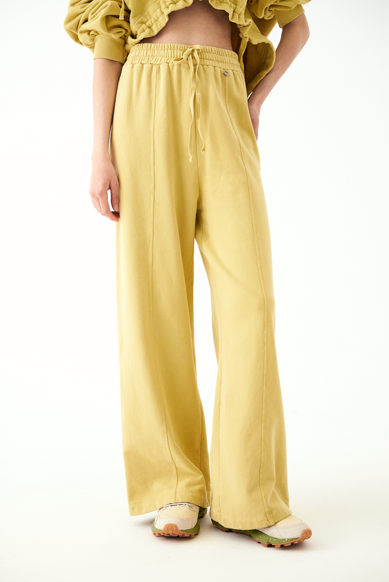 MEME ROAD Брюки широкого кроя из премиального велюрового футера