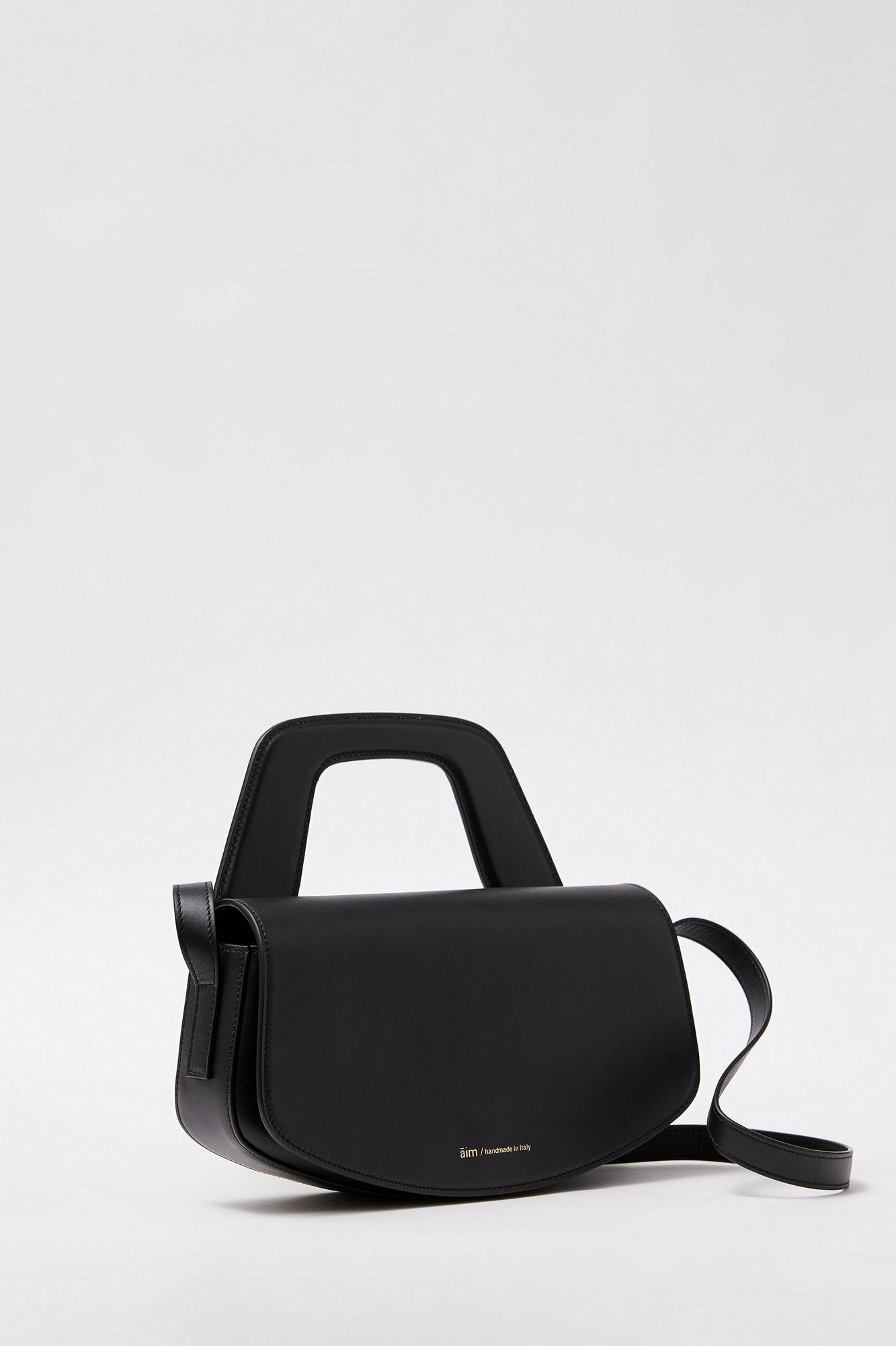 Āim Сумка EMMA из премиальной телячьей кожи черного цвета
