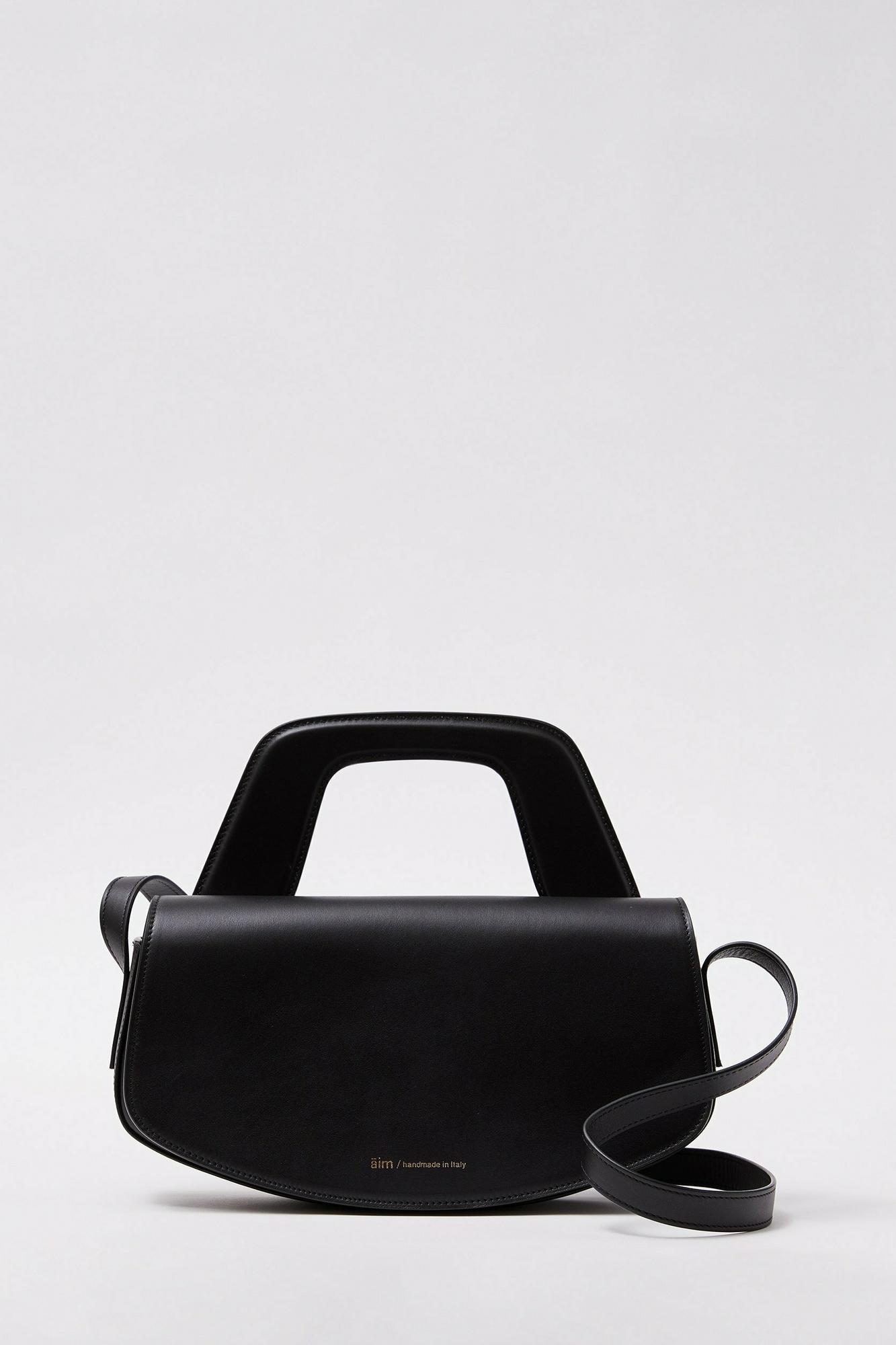 Āim Сумка EMMA из премиальной телячьей кожи черного цвета