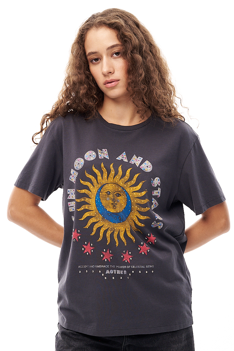 MOTHER  Футболка ‘Sun, moon and stars’