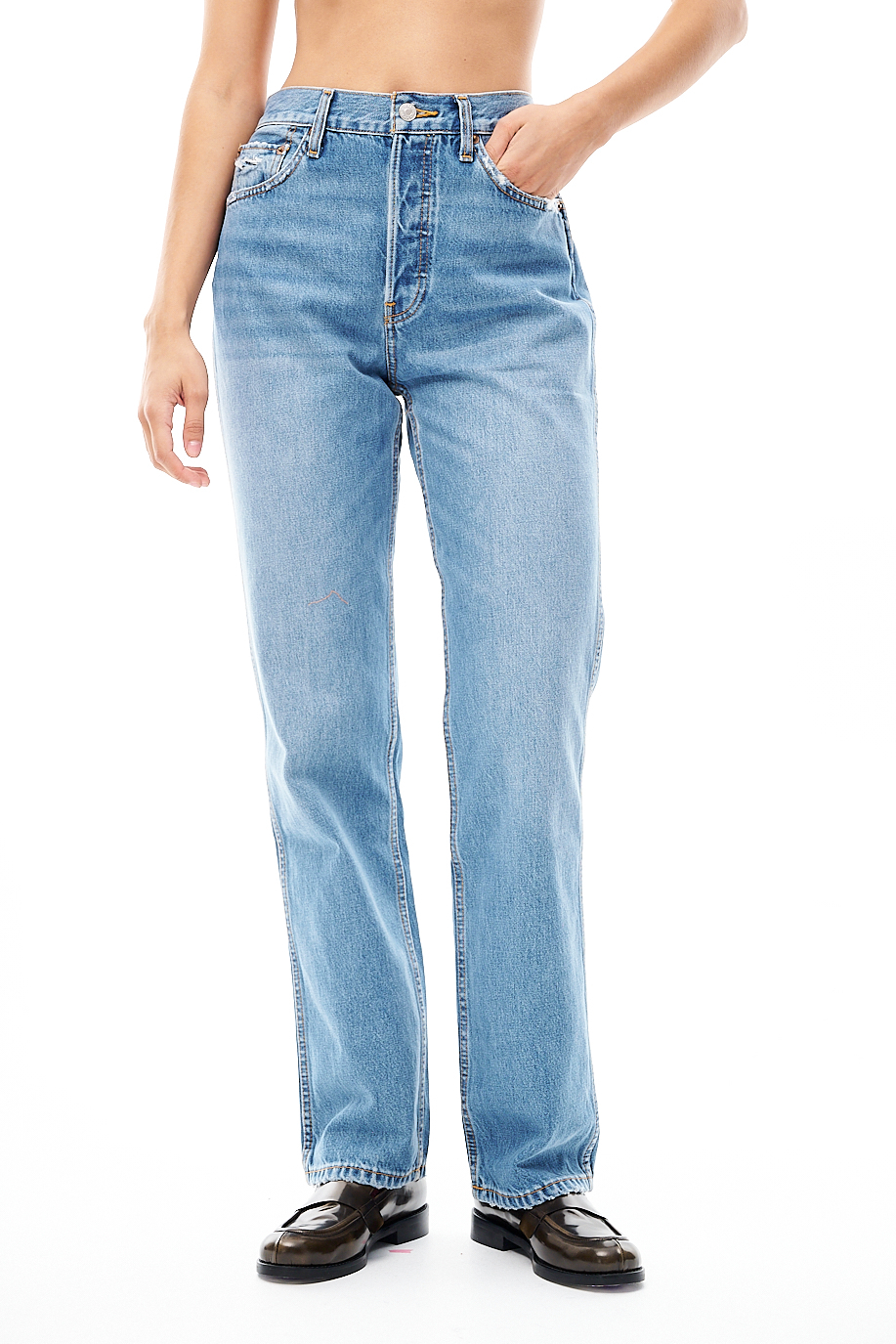 RE/DONE Джинсы 90's HIGH RISE LOOSE