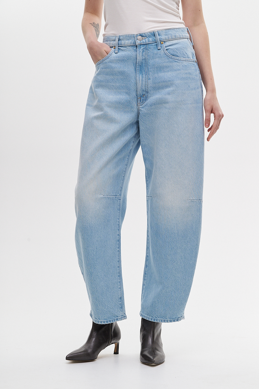 MOTHER Джинсы Ponny keg из специального дропа креативного денима SNACKS!