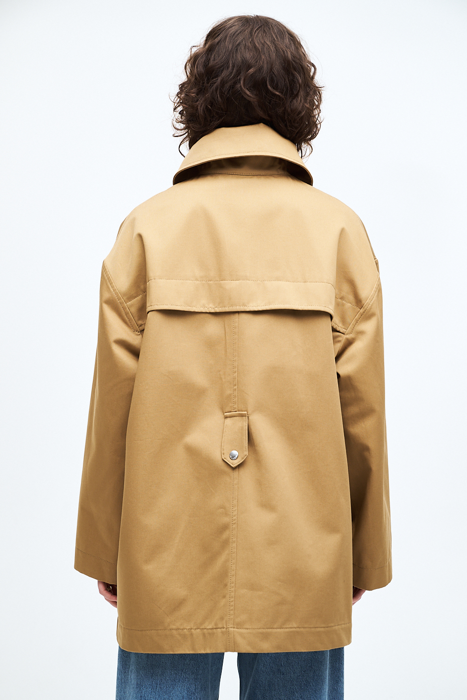 MARGAUX LONNBERG Куртка из габардина с фигурной застежкой