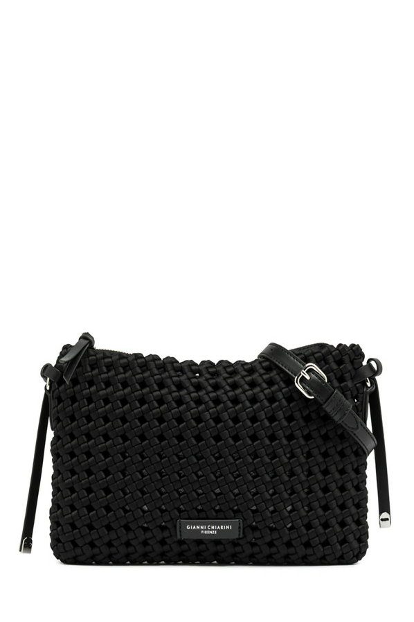 GIANNI CHIARINI Сумка-конверт FIORE графичного плетения из шелковых жгутов