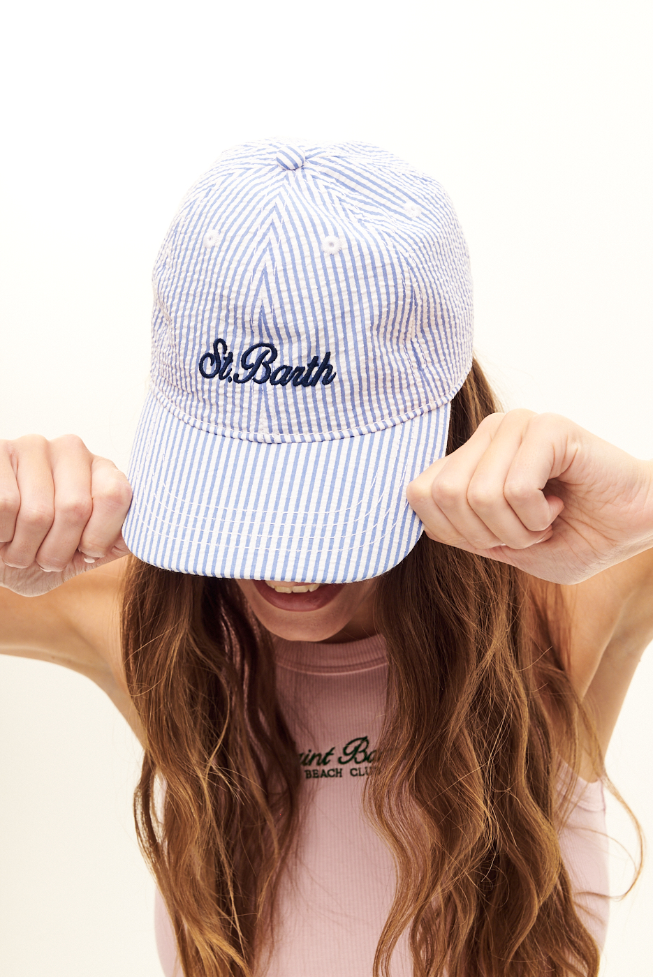 MC2 SAINT BARTH Бейсболка из хлопка с фирменной вышивкой