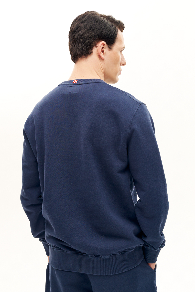 MC2 SAINT BARTH Свитшот из футера оттенка navy blue
