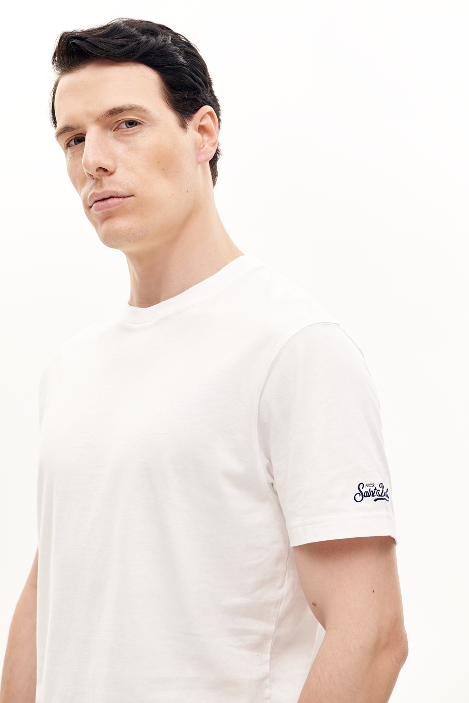 MC2 SAINT BARTH Футболка из хлопка базовая