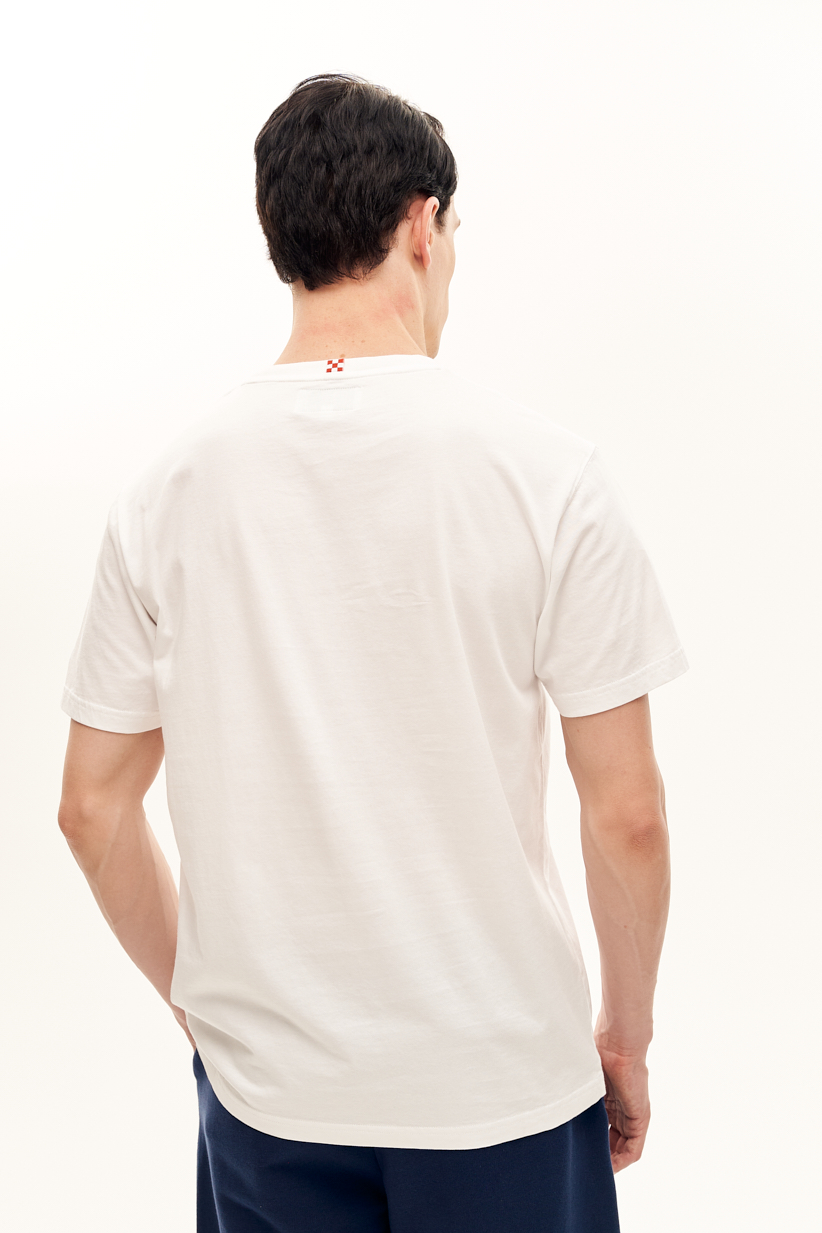 MC2 SAINT BARTH Футболка из  хлопка белая c фирменным принтом