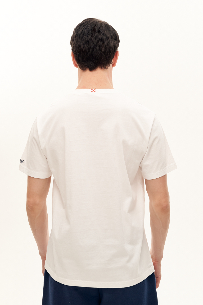 MC2 SAINT BARTH Футболка из хлопка c принтом St.Tropez