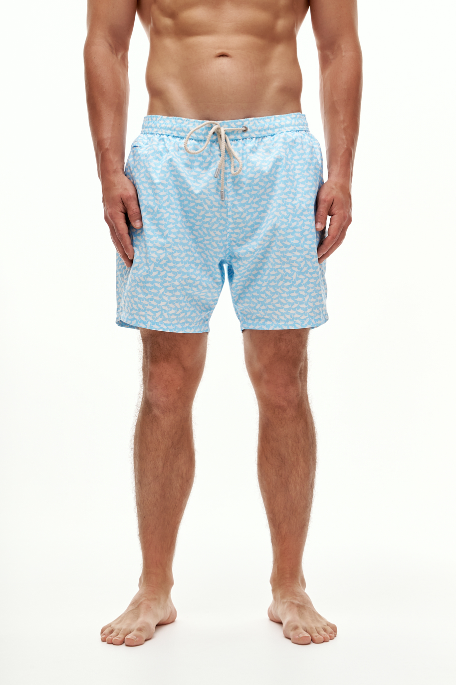 MC2 SAINT BARTH Плавательные шорты с принтом «Sharks»