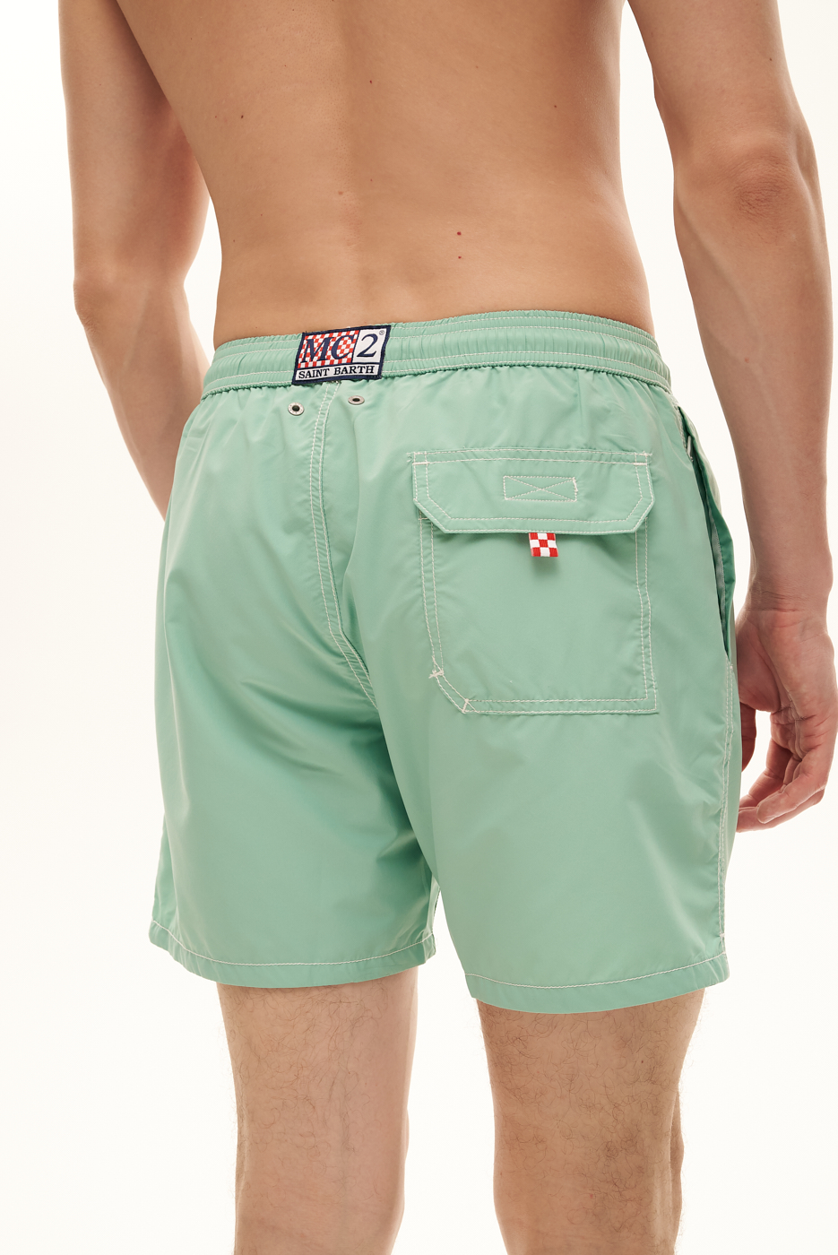 MC2 SAINT BARTH Шорты плавательные в оттенке аквамарин