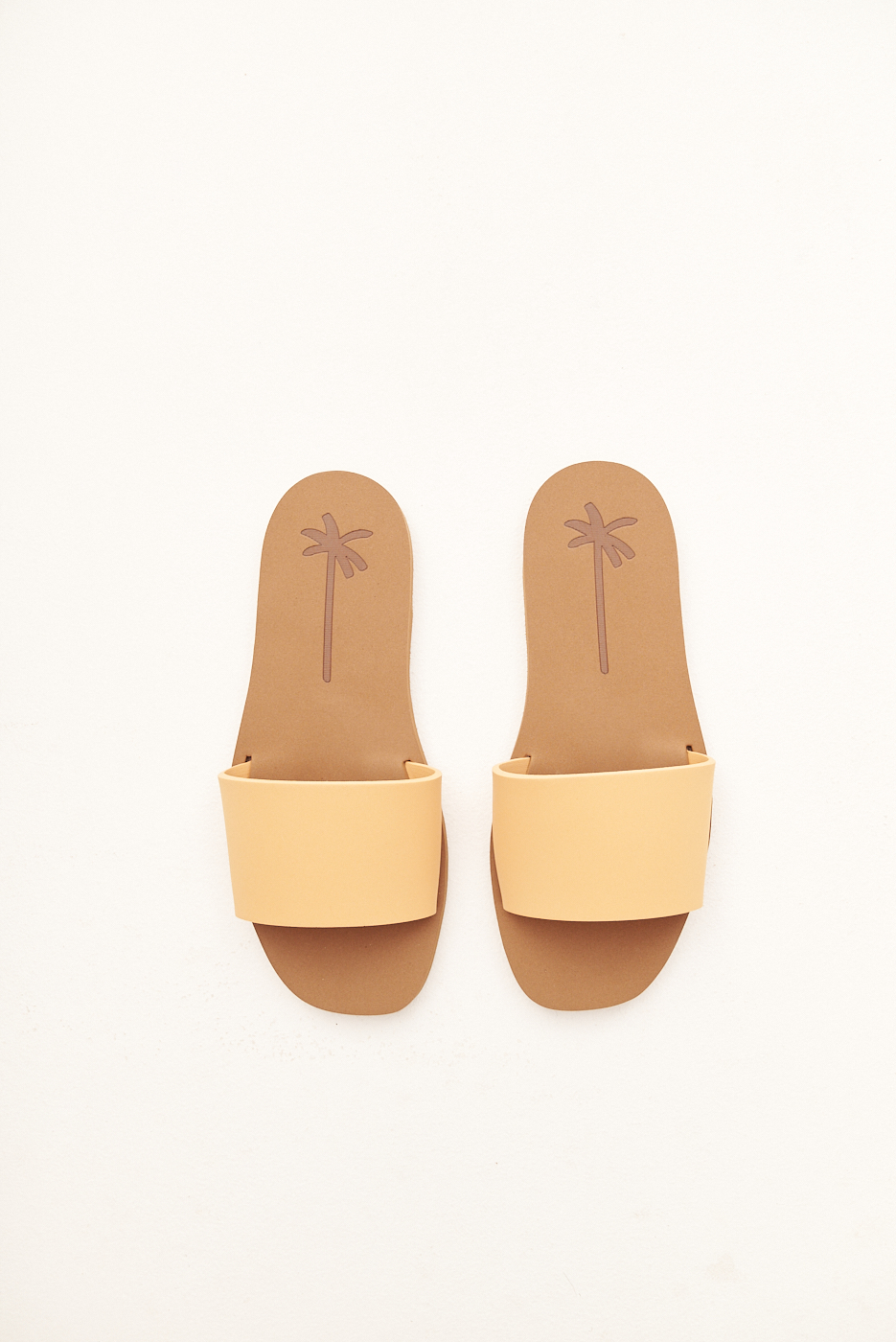 MANEBI  Шлепанцы EVA с широкой перемычкой оттенка персика