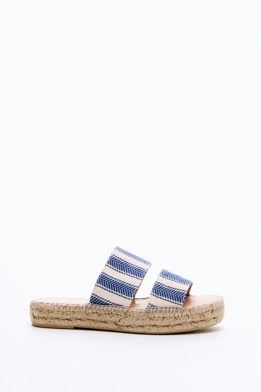 MANEBI  Мюли-эспадрильи платформе из хлопка канвас