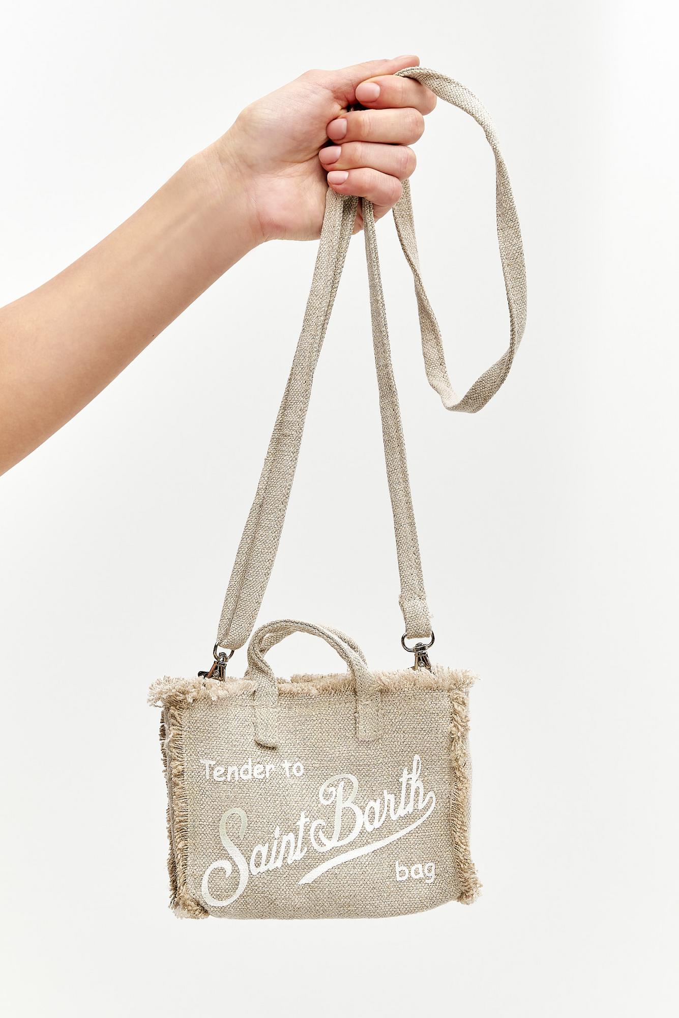 MC2 Saint Barth Phone bag на застежке магните изо льна