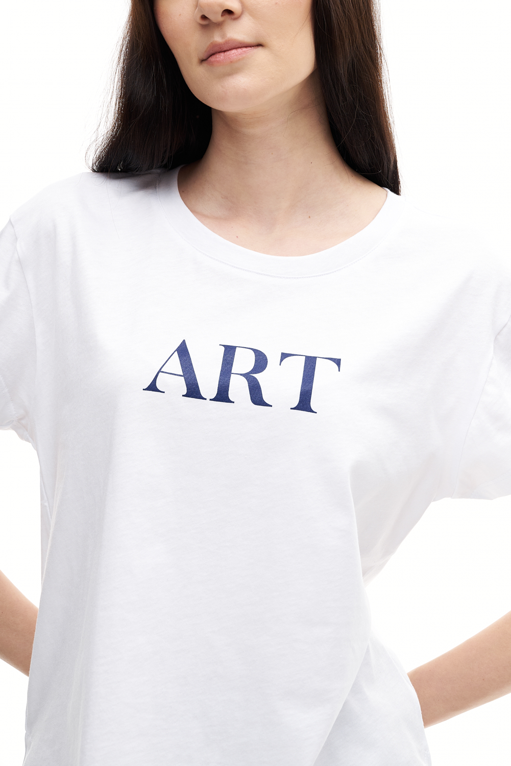 MERCÍ Футболка приталенного кроя с принтом ART