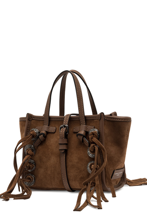 GIANNI CHIARINI  Сумка Miss MARCELLA Free Spirit из бархатистой замши с бахромой