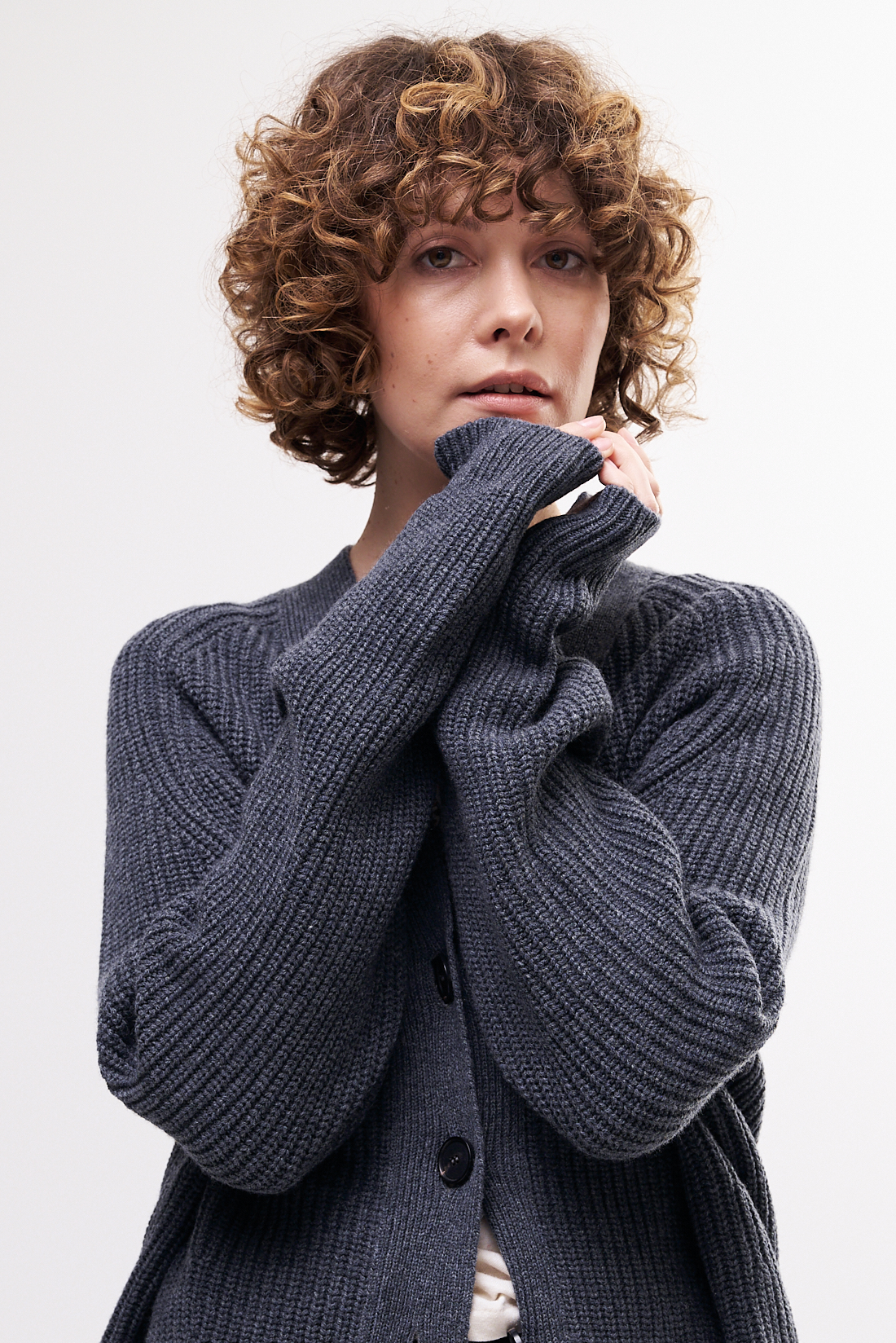 TELA Кардиган крупной вязки из премиальной шерсти