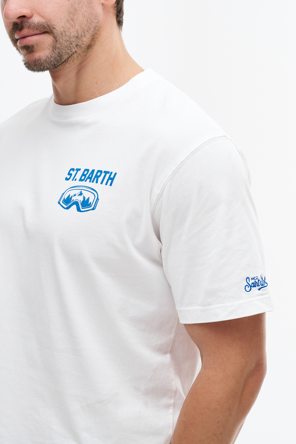 MC2 SAINT BARTH Футболка из плотного зимнего хлопка CLASS PASS