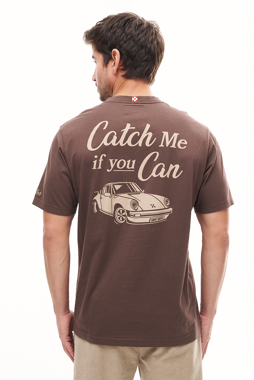 MC2 SAINT BARTH Футболка из плотного зимнего хлопка CATCH ME IF YOU CAN