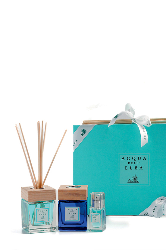 ACQUA dell’ELBA Подарочный набор Mare (100мл), Notte d’Estate (100мл) и Mare спрей (15мл)