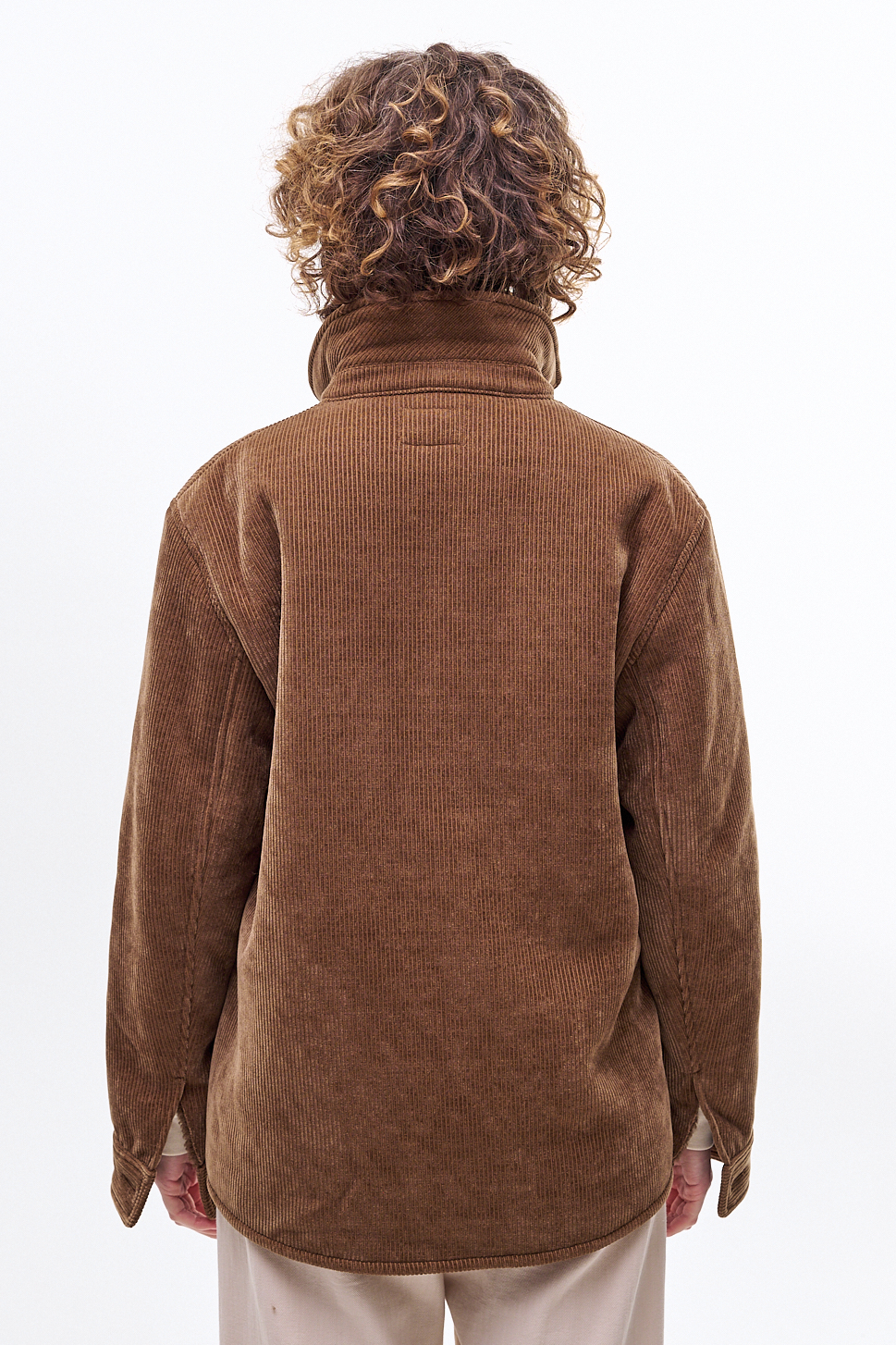 MC2 SAINT BARTH Куртка с накладными карманами из фактурного кордового вельвета на подстежке из шерсти овчины