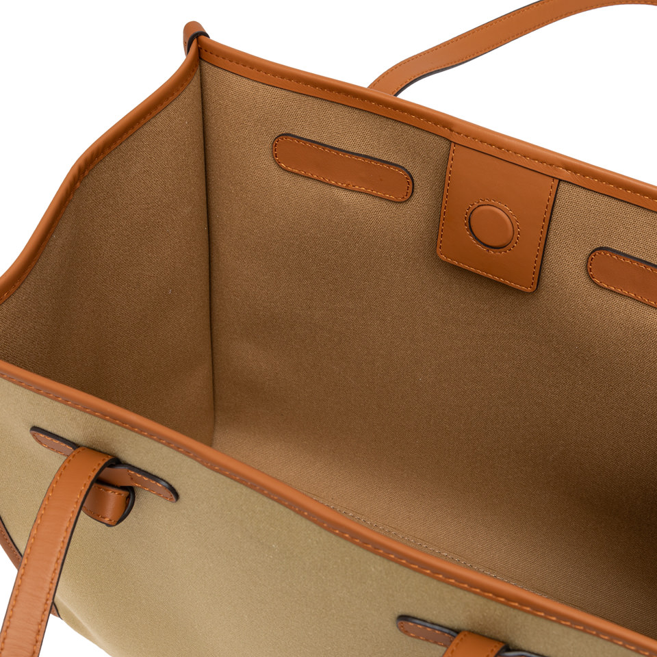 GIANNI CHIARINI Сумка-тоут Marcella Original из хлопка канвас оттенка фисташки