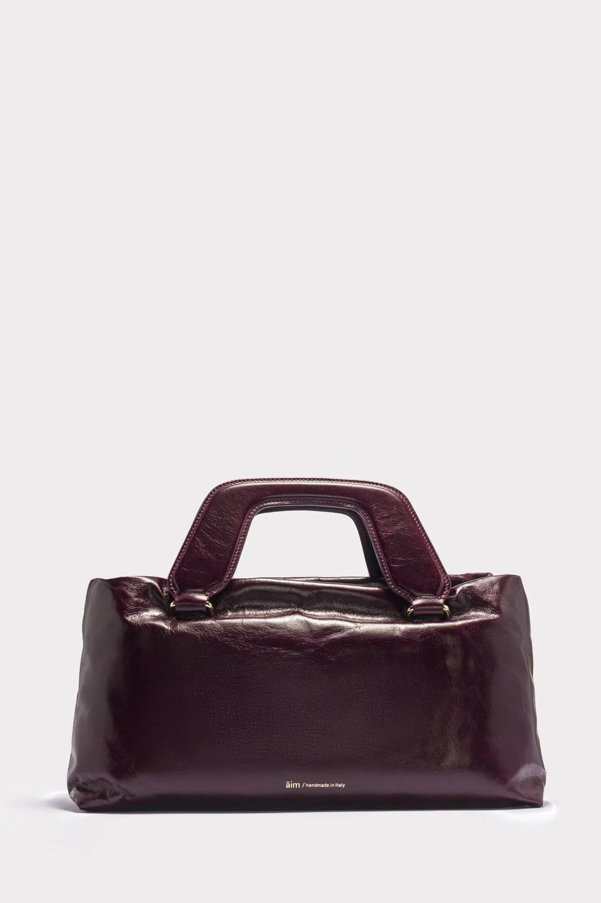 Āim Сумка ALICE large из премиальной кожи фактуры crinkle оттенка мерло