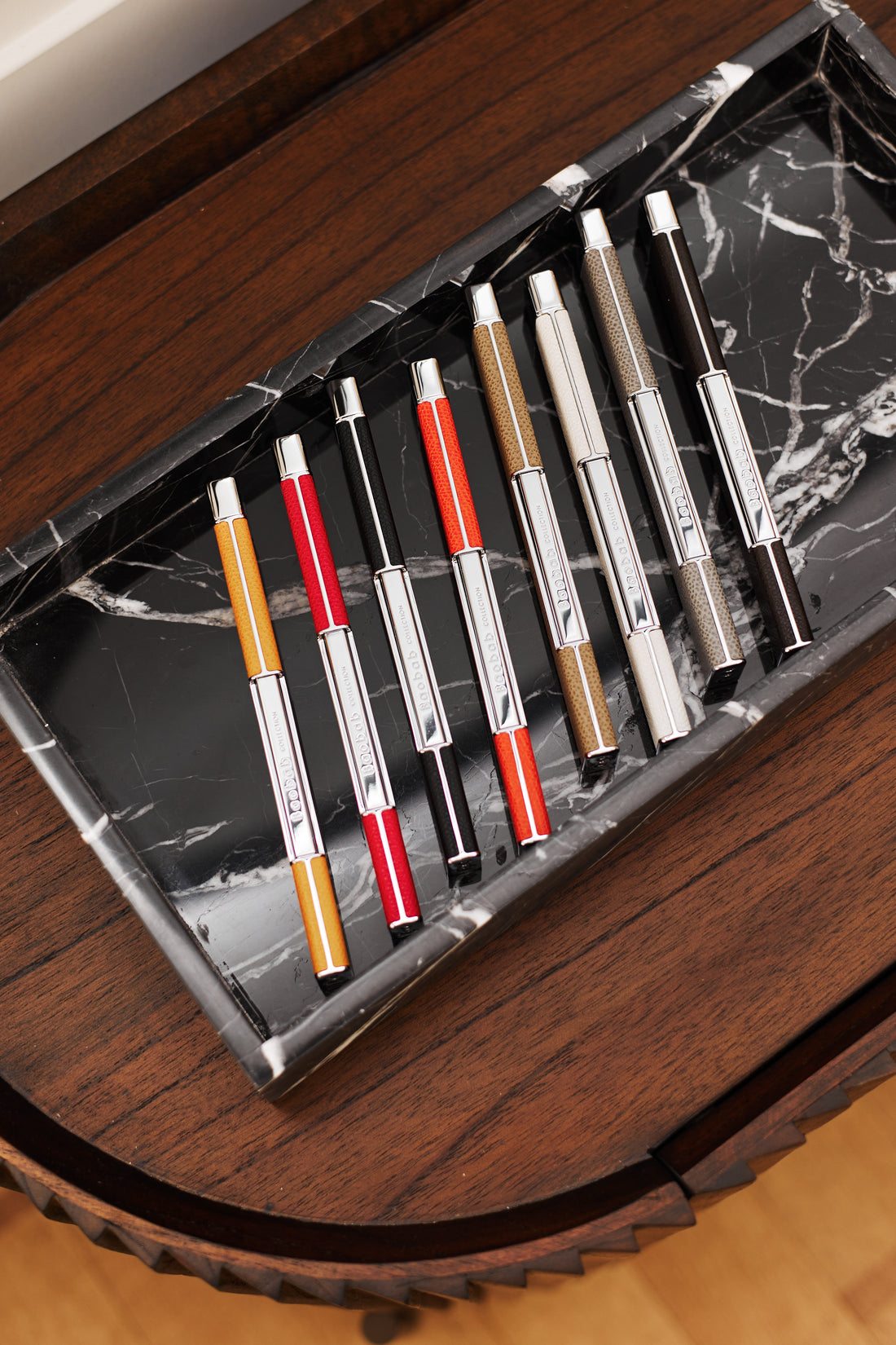 BAOBAB Зажигалка для свечей из эко-кожи, черная